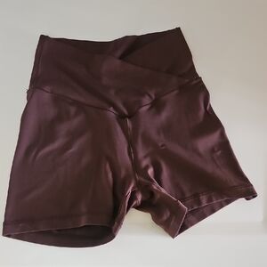 Offline By Arie Real Me High Waisted Corssover 3" Bike Shorts